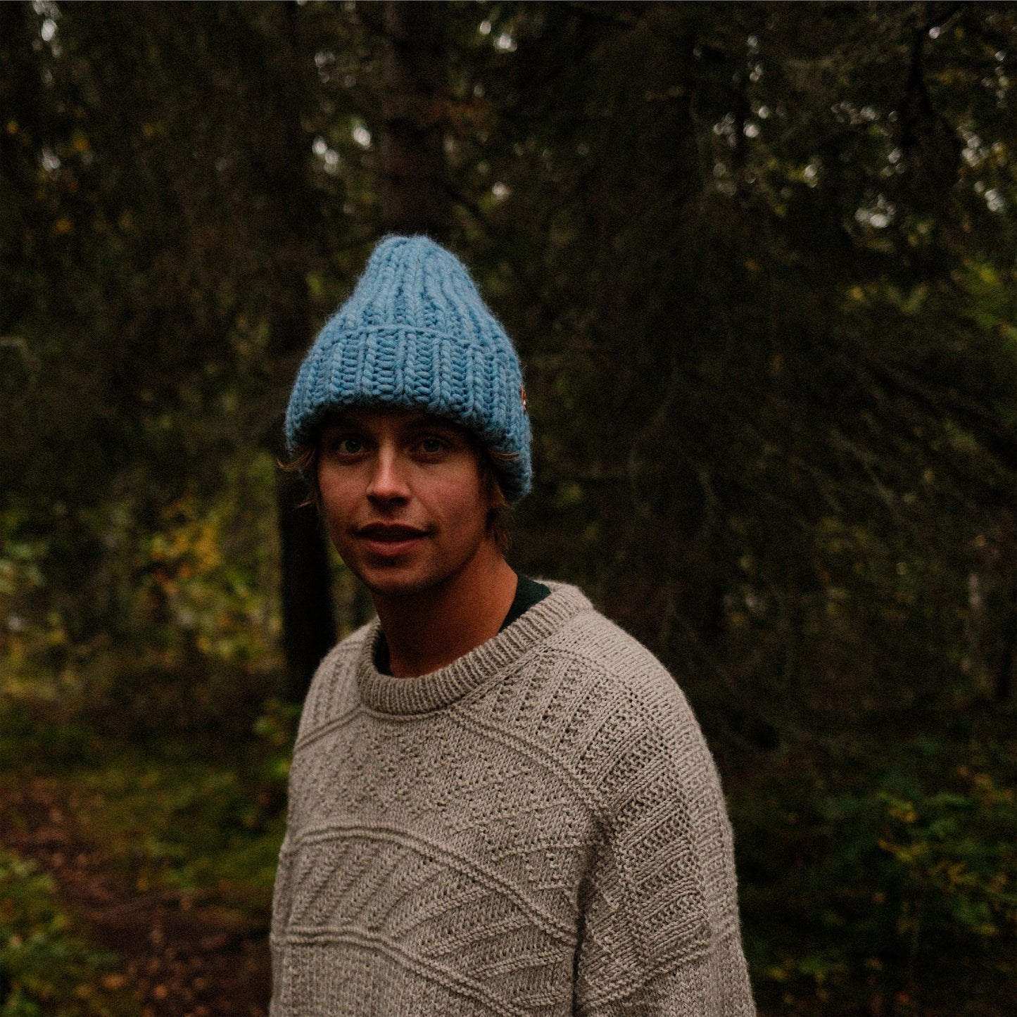 STICKUT - Knitting kit - Light Blue Beanie