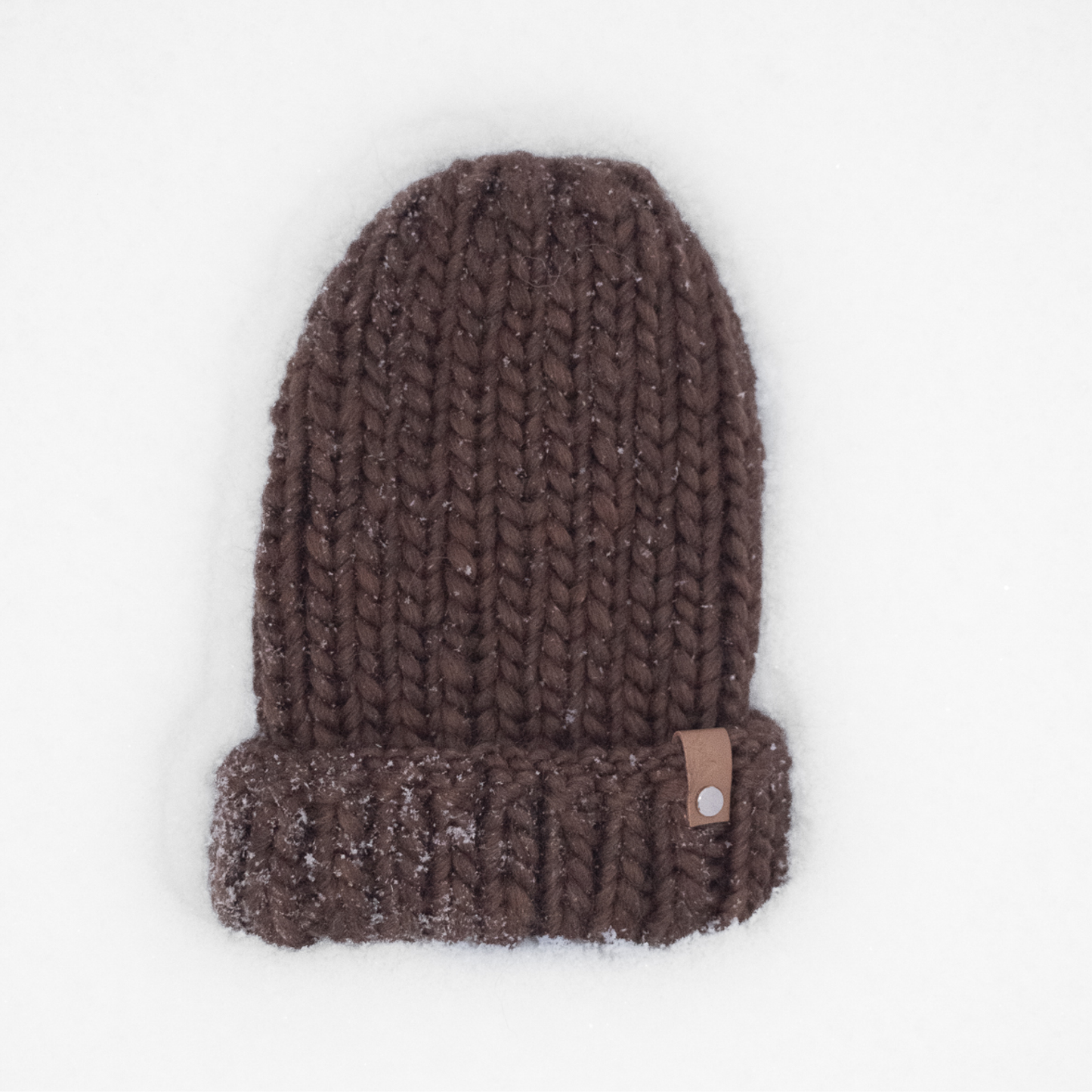 STICKUT - Knitting kit - Brown Beanie