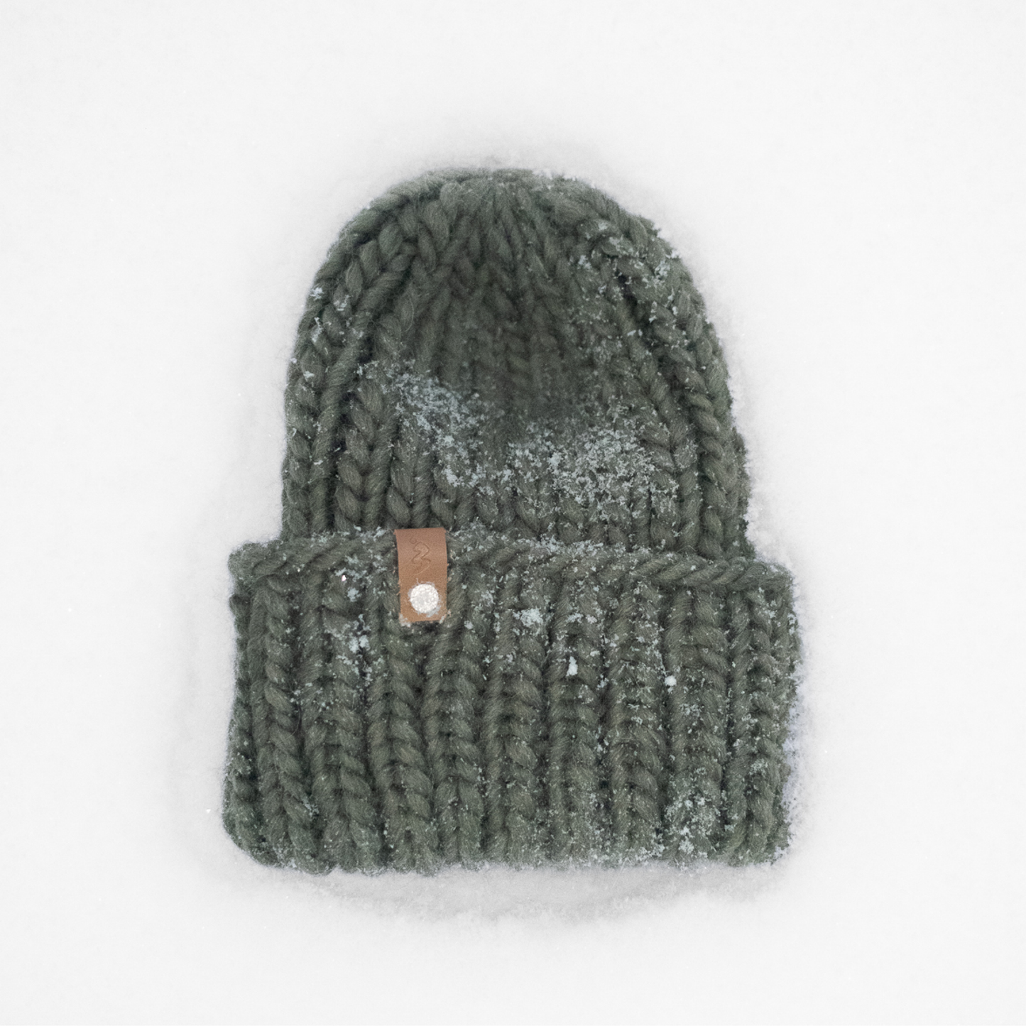 STICKUT - Knitting kit - Dark Green Beanie