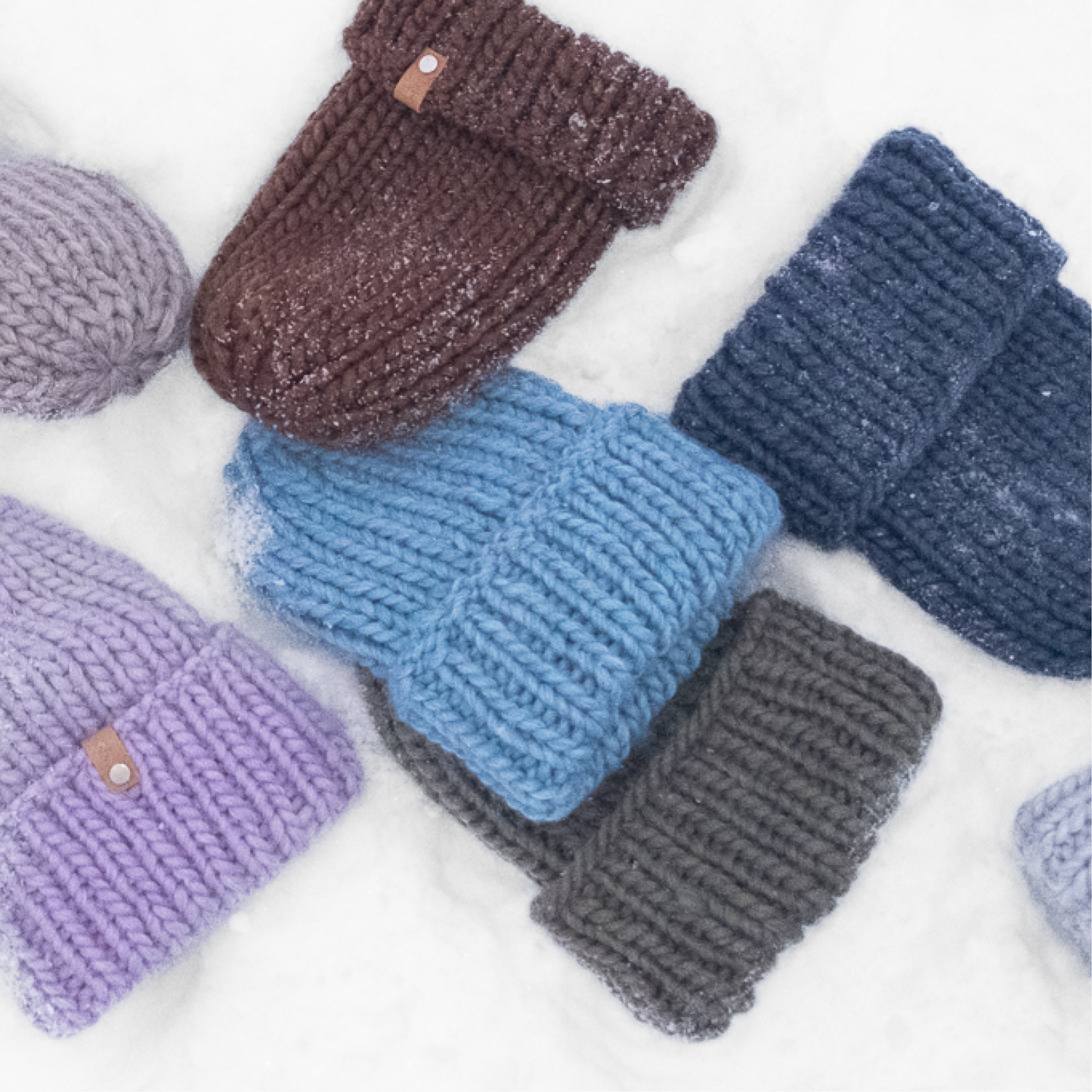 STICKUT - Knitting kit - Light Blue Beanie