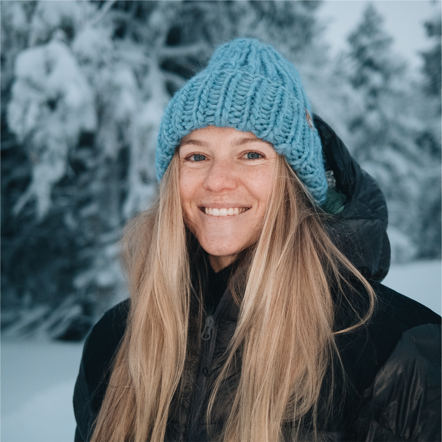 STICKUT - Knitting kit - Light Blue Beanie