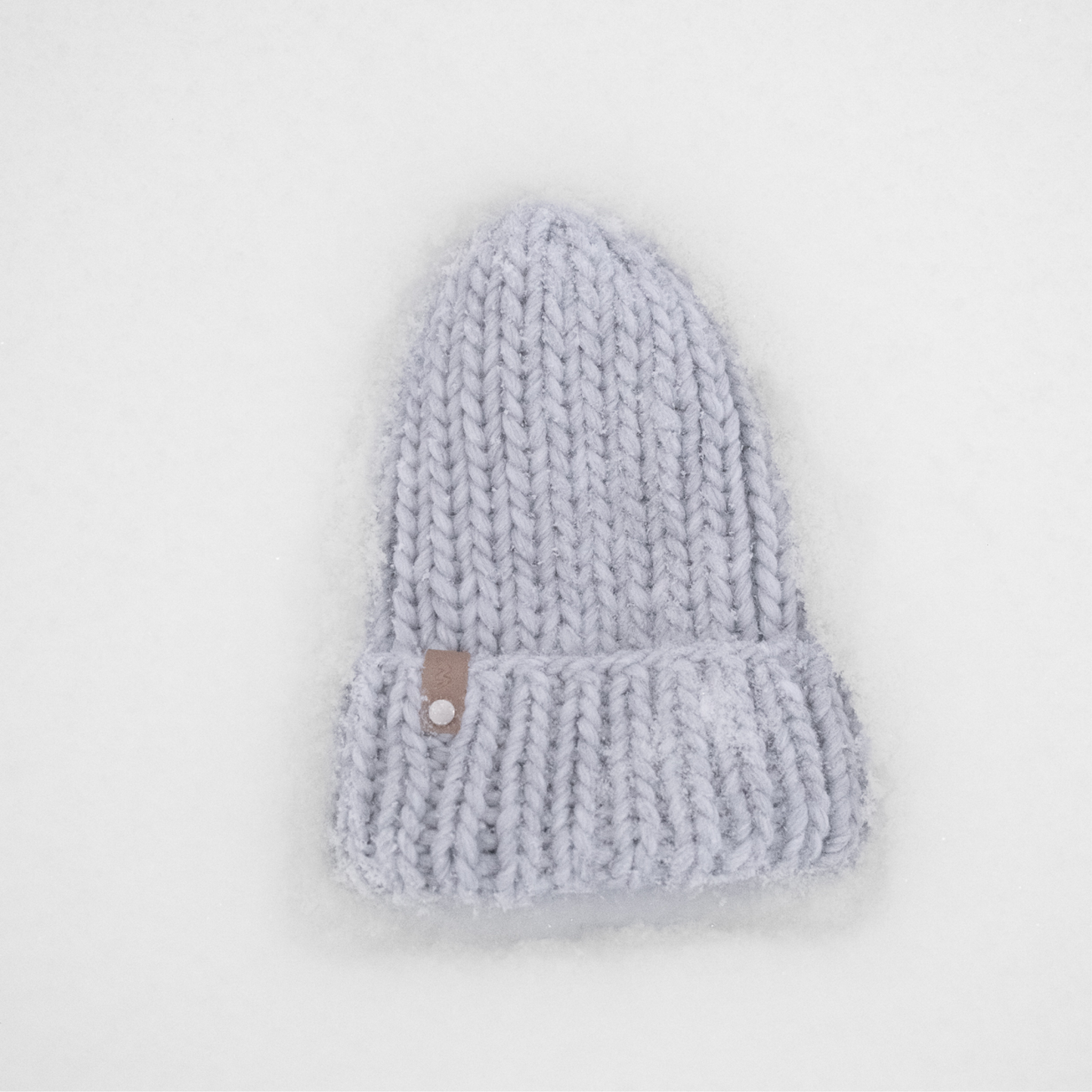 STICKUT - Knitting kit - Light Grey Beanie