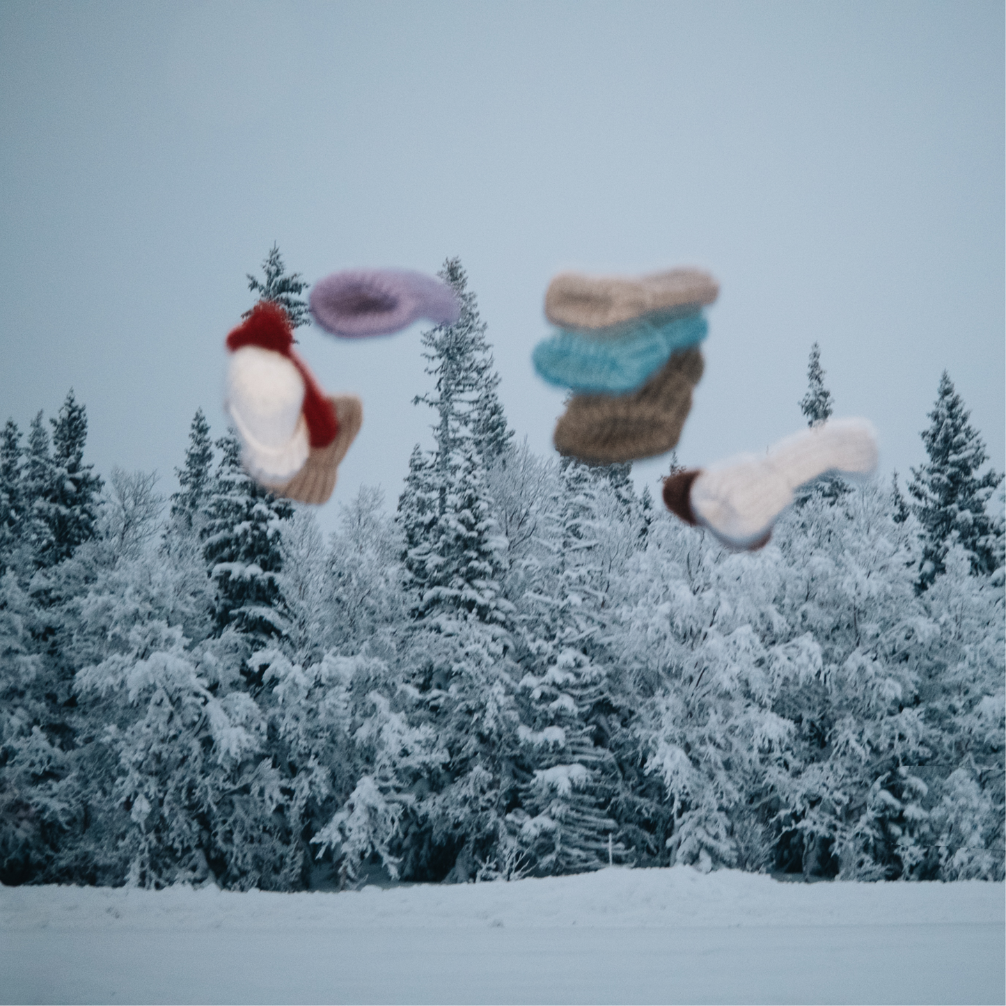 STICKUT - Knitting kit - Purple Beanie