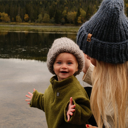 STICKUT - knitting kit - Beige Beanie