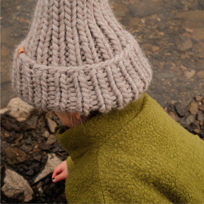 STICKUT - knitting kit - Beige Beanie