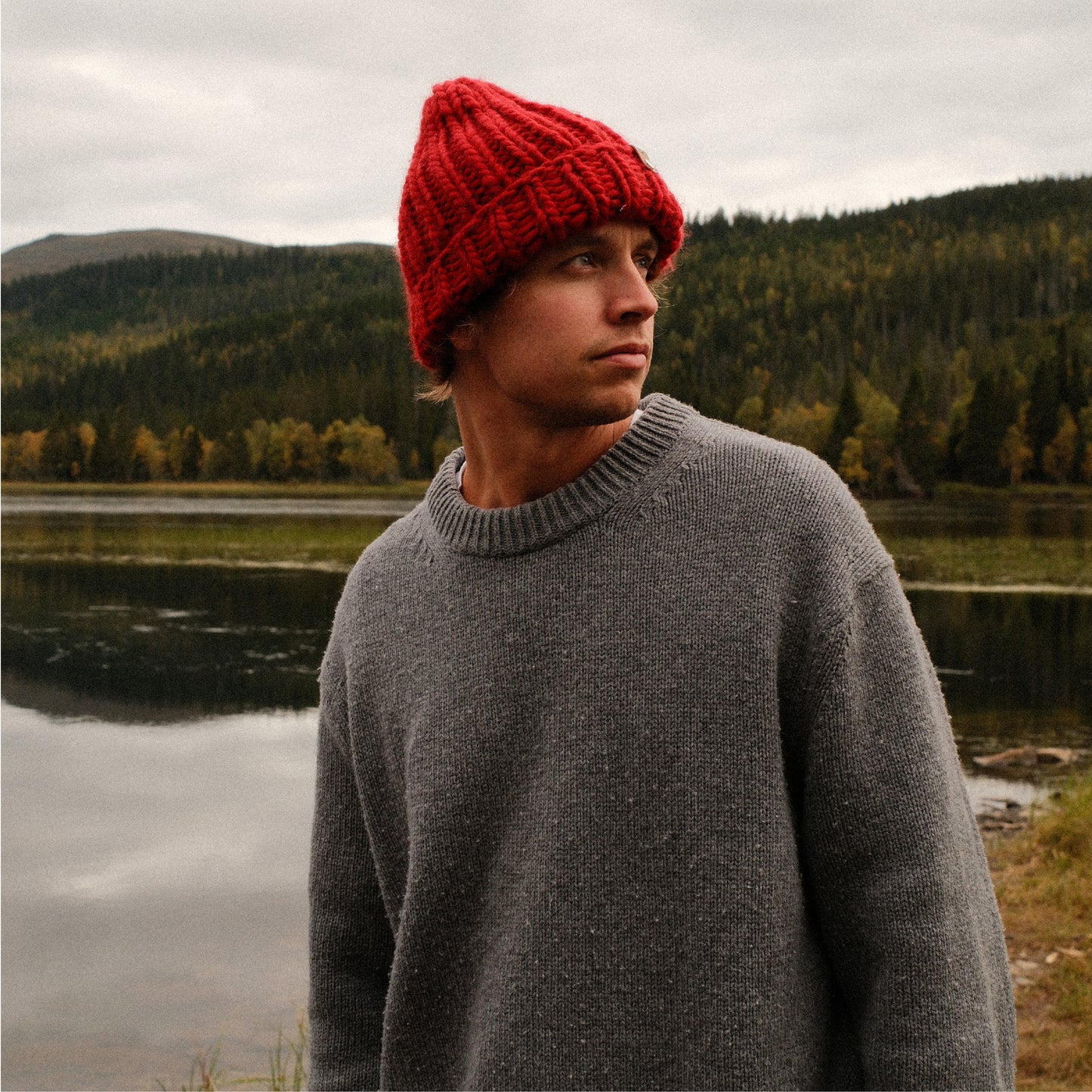 STICKUT - Knitting kit - Red Beanie